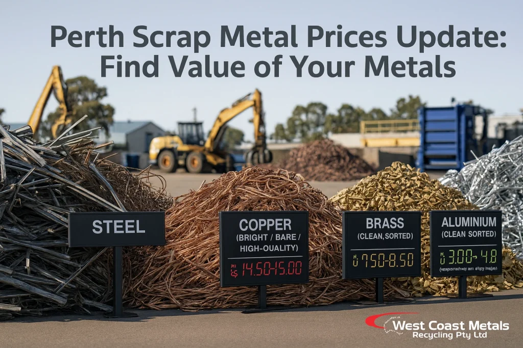 Perth Scrap Metal Prices Update