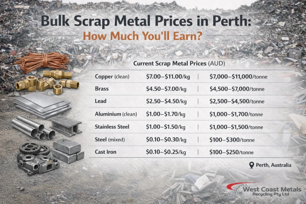 Bulk Scrap Metal Prices